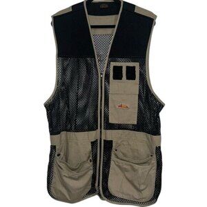 Fieldline Mens Mesh Shooting Vest Beige & Black